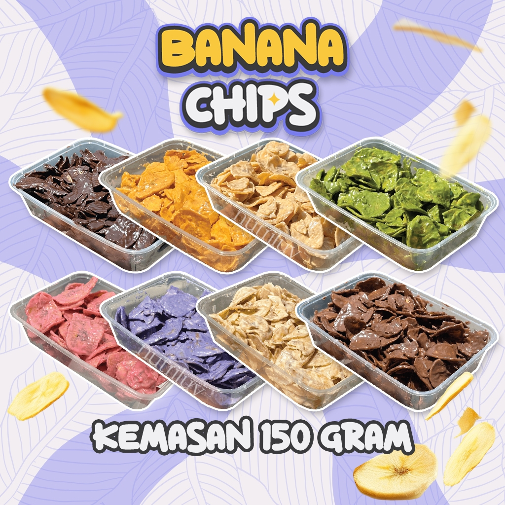 

Keripik Pisang Cokelat Lumer 150 Gram Kripik Coklat Aneka Rasa