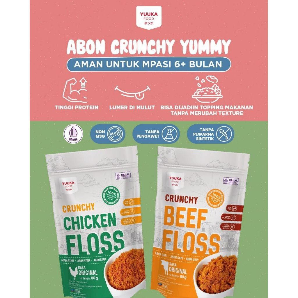 

Yuuka Crunchy Floss Abon 80g