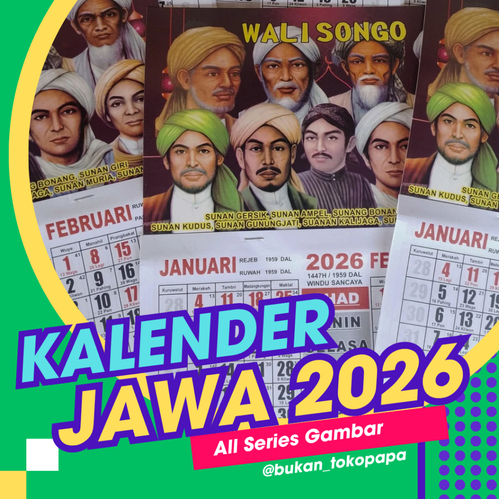 

KALENDER DINDING JAWA 2026 WUKU LENGKAP MURAH
