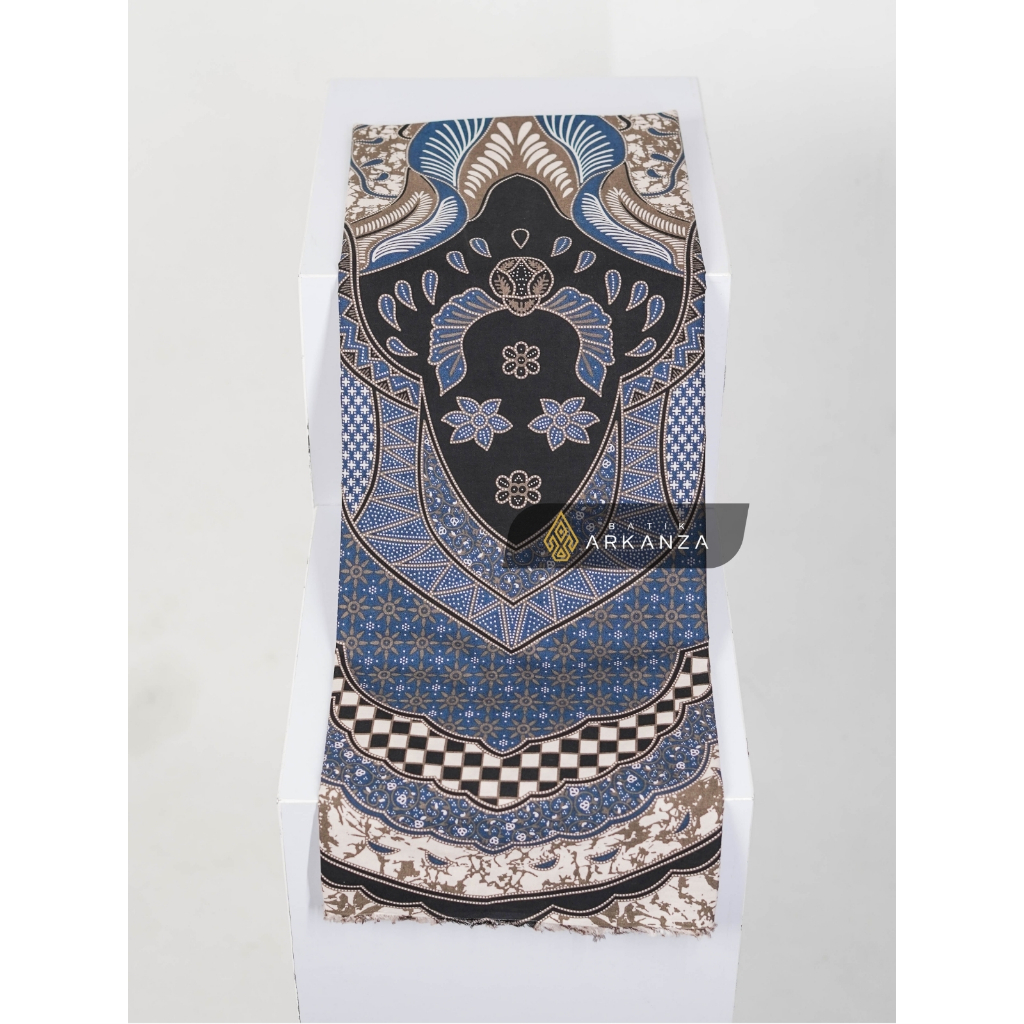 Kain Batik Arkanza Dewanagari Premium 2,4m - Best Seller, Daily to Formal, Unisex