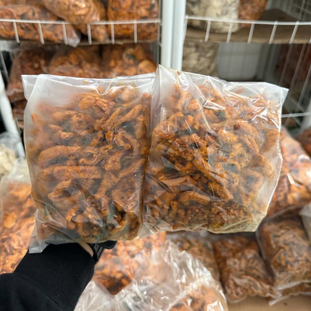 

Keripik Usus Ayam Pedas 250gram