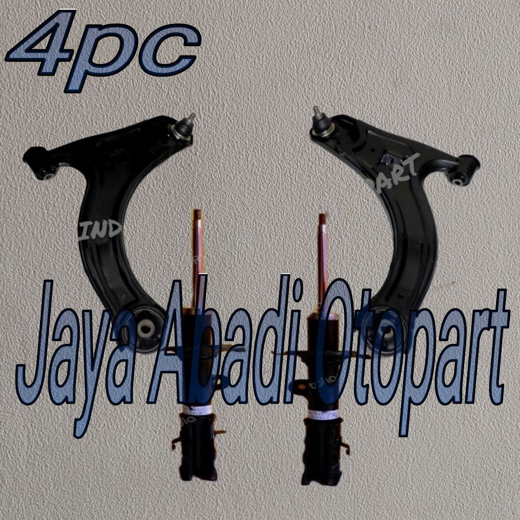 Paketan Hemat Lower Arm Set Kanan Kiri Dan Shock Breaker Depan Set kanan kiri Toyota Rush Terios 200