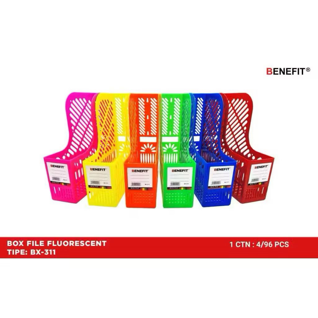 

Benefit BOX FILE Fluorescent Tipe BK-331 Ukuran Folio F4