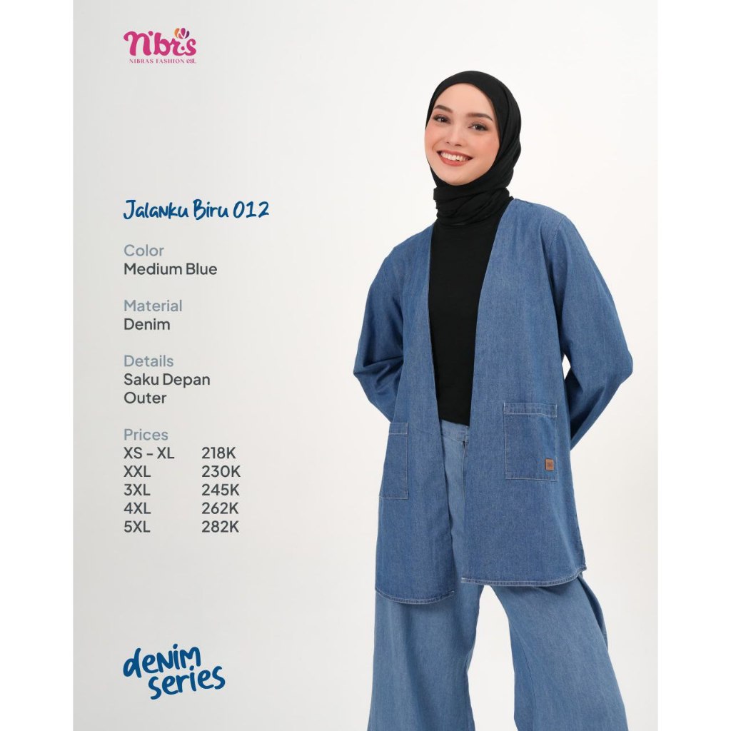 JALANKU BIRU 012//OUTER DENIM//OUTER JEANS//CARDIGAN//CARDIGAN DENIM//JEANS//DENIM