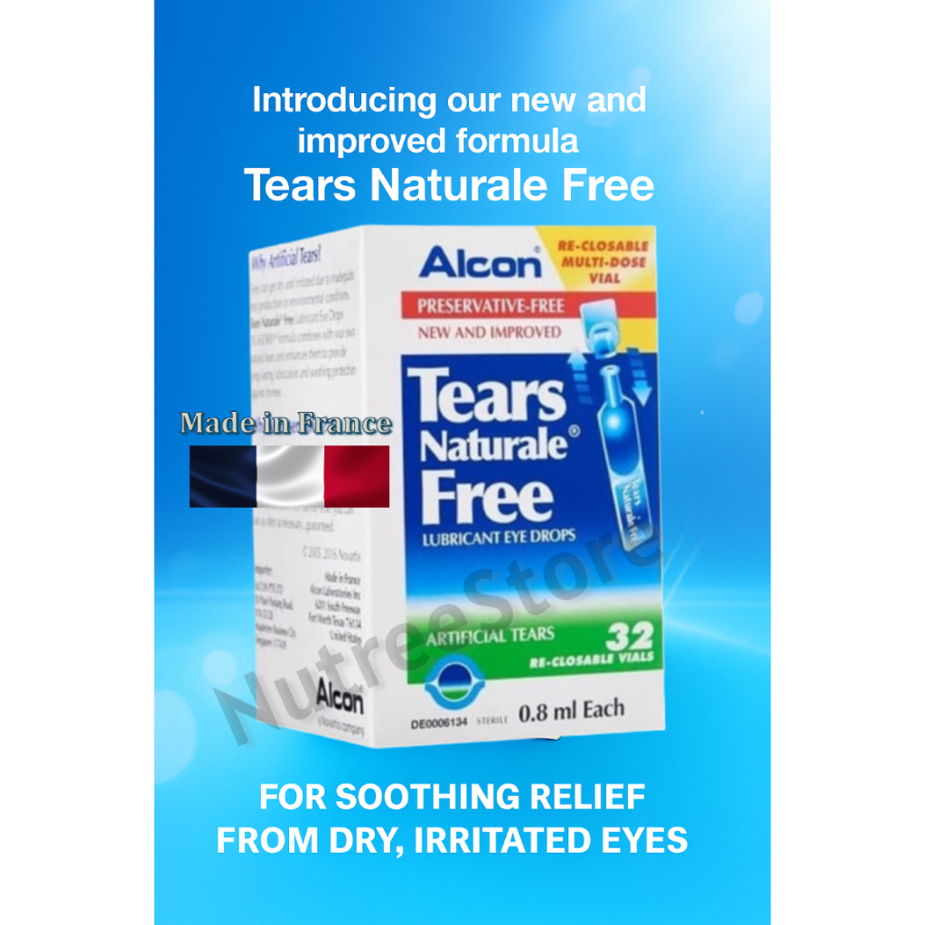 Alcon Tears Naturale Free / Artificial tears / Tetes Air mata buatan