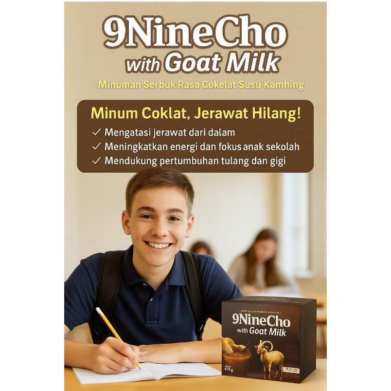 

9NineCho Minuman Cokelat Energi dengan Susu Kambing untuk Daya Ingat dan Pertumbuhan Masa Remaja