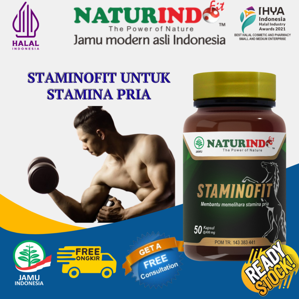 Staminofit Herbal Untuk Pria Dewasa Herbal Stamina Dan Energi Pria Dewasa Naturindo