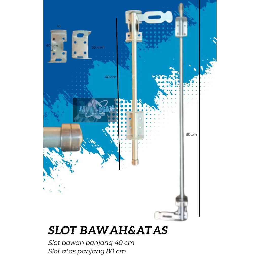 Slot Bawah Slot Atas Pintu Garasi /gebyok Pintu pagar bawah