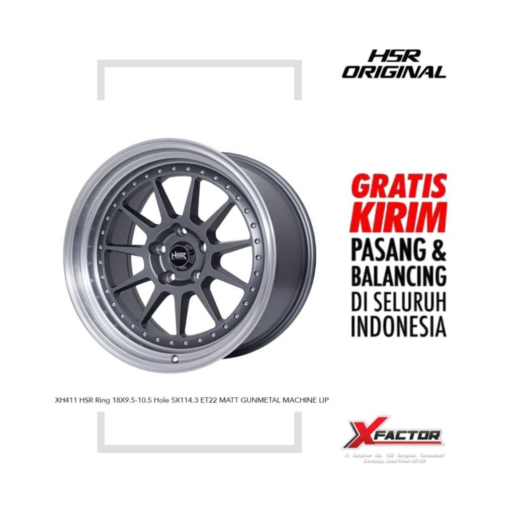 VELG MOBIL RING 18 XH411 HSR R18X95/105 H5X114,3 ET22 MGML
