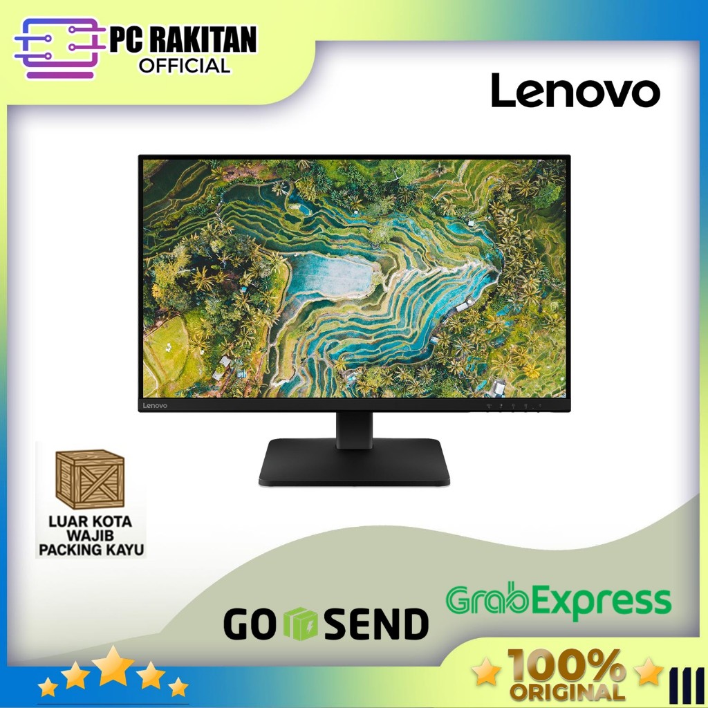 LENOVO MONITOR 27 INCH L27QE IPS 2K 1440P 4MS 100HZ TILT 3Y