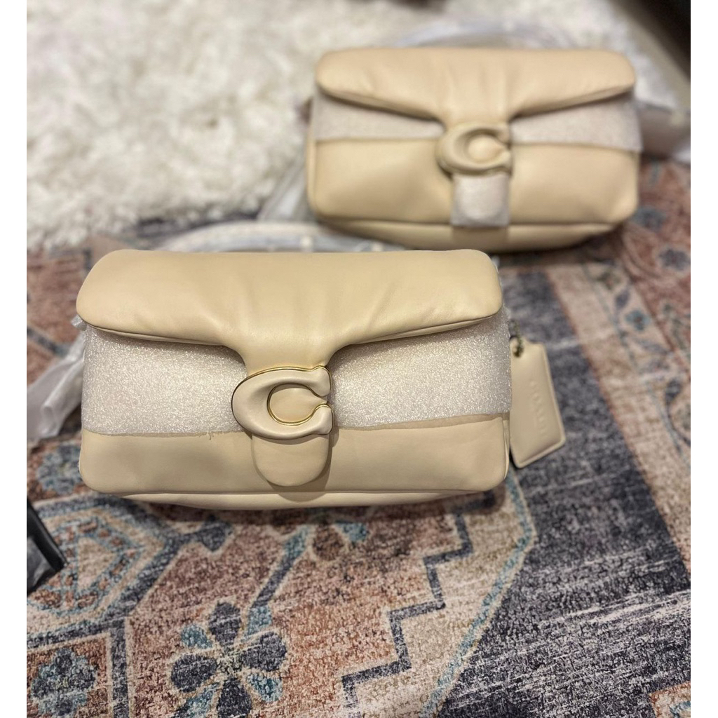 Tas Coach Tabby Pillow 26 Ivory Crossbody AUTHENTIC