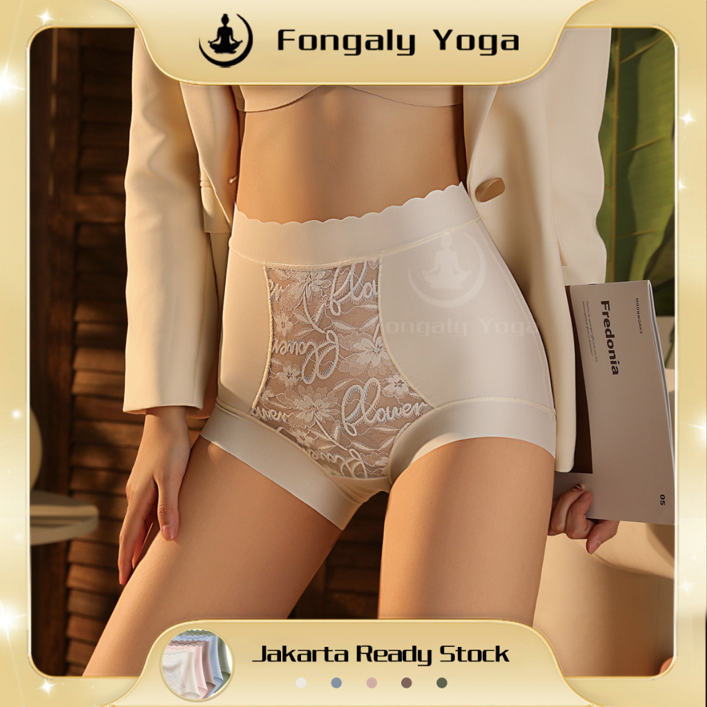 【Fongaly】7A Celana dalam antibakteri CD untuk Wanita panties Celana dalam renda impor bermutu tinggi