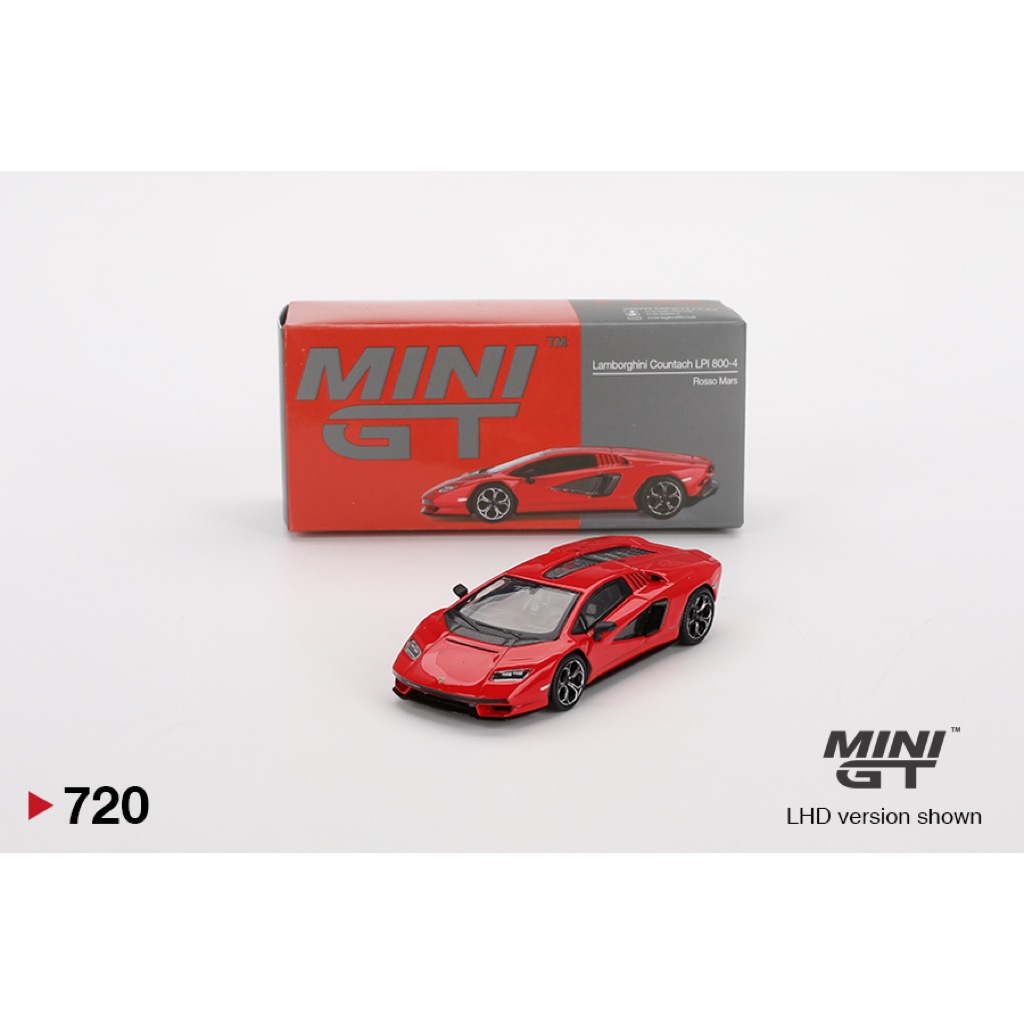 MINI GT 720 - MiniGT Lamborghini Countach LPI 800-4 Rosso Mars