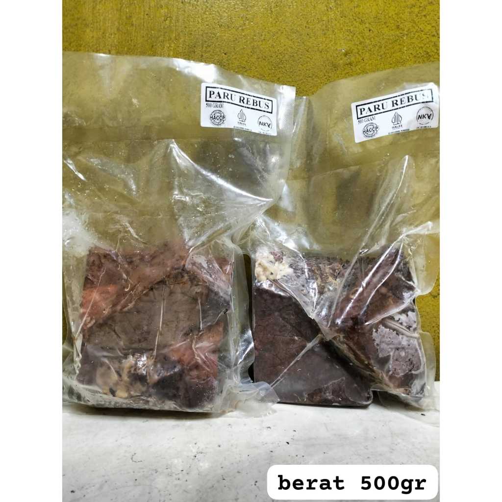

Paru Sapi Rebus 500gr – Segar, Bersih, dan Praktis