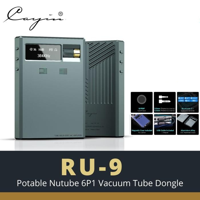 Cayin RU9 RU 9 Portable Nutube 6P1 Vacuum Tube Dongle