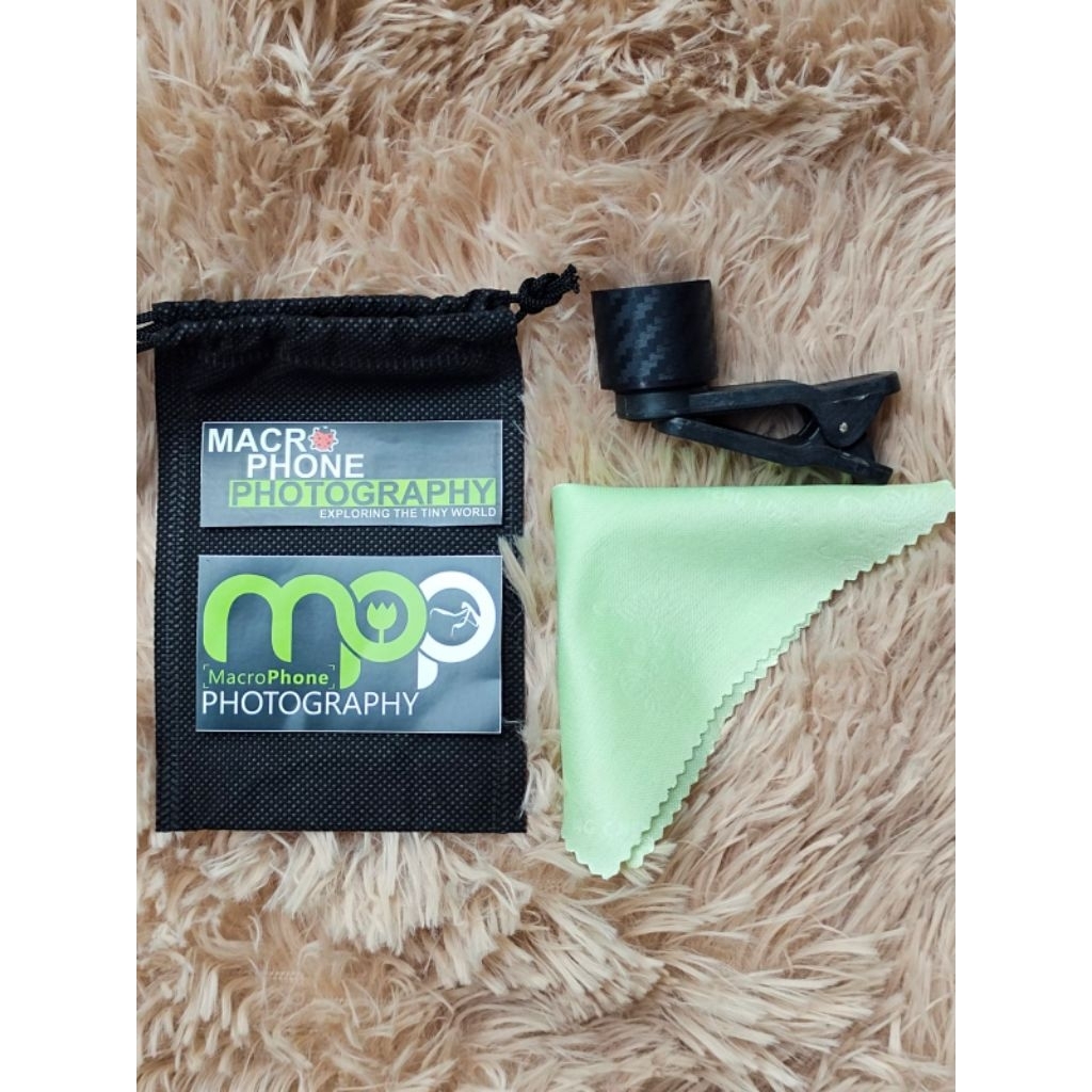 Mini QQ Lens lensbong Macro Photography Untuk Kamera Hp / Smartphone Siap Pakai