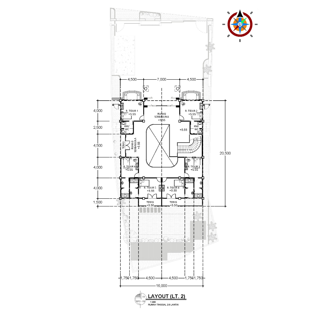 Jasa Desain Rumah dan Bangunan – Denah Bangunan Per m² + Print Out A3 & File Digital