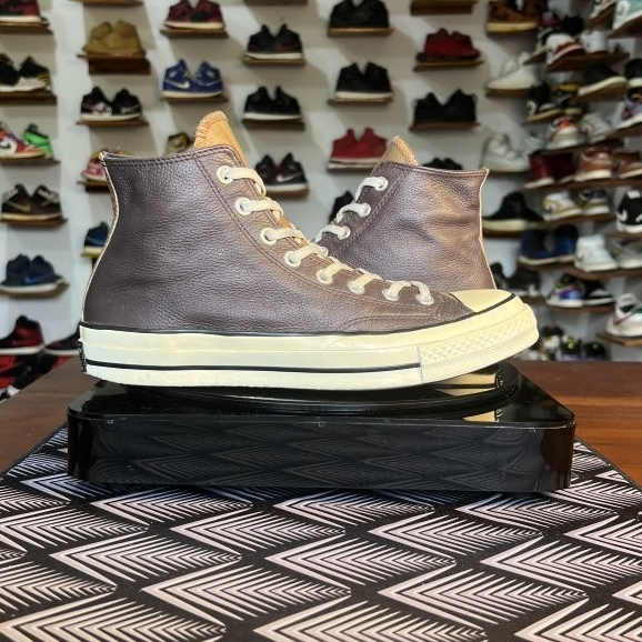 42 - Converse Chuck 70s Leather High 'Colorblock-Dark Root Brown'