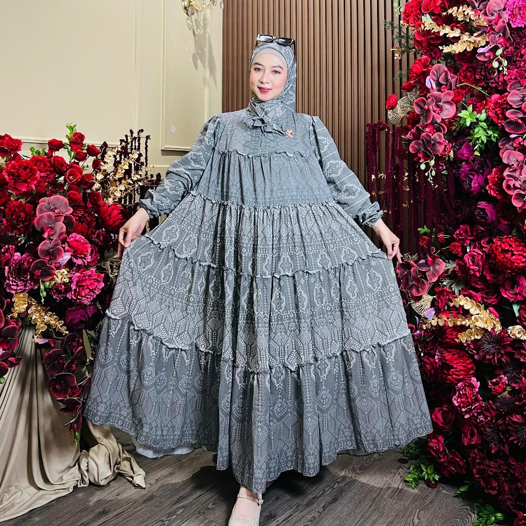 DISKON HAWARI - SET HIJAB SABRINA GAMIS MUSLIM LEBARAN HARI RAYA 2025