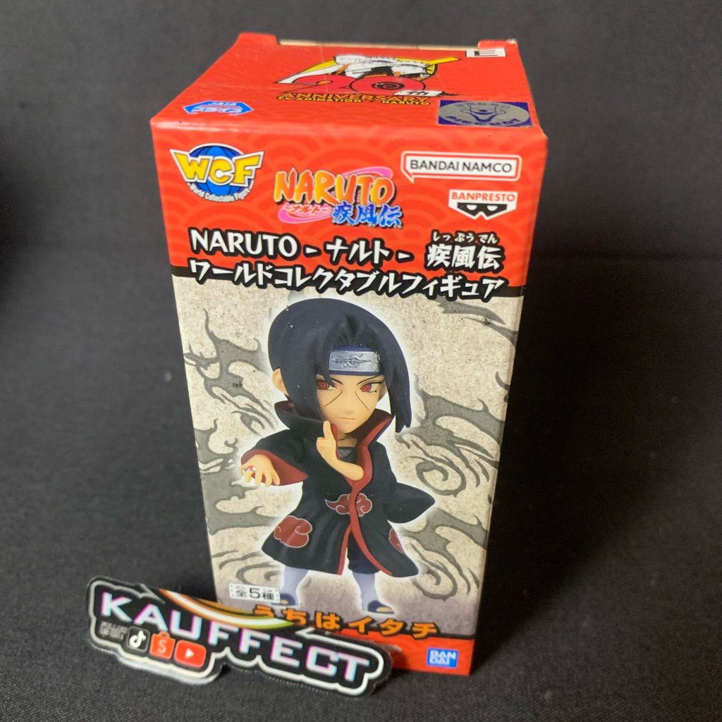 wcf figure itachi naruto original bandai