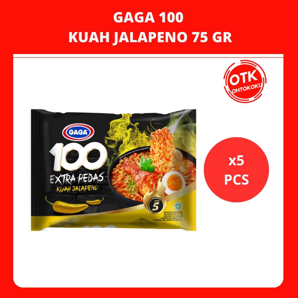 

Gaga 100 Mi Kuah Instan Jalapeno 75 gr x 5 pcs