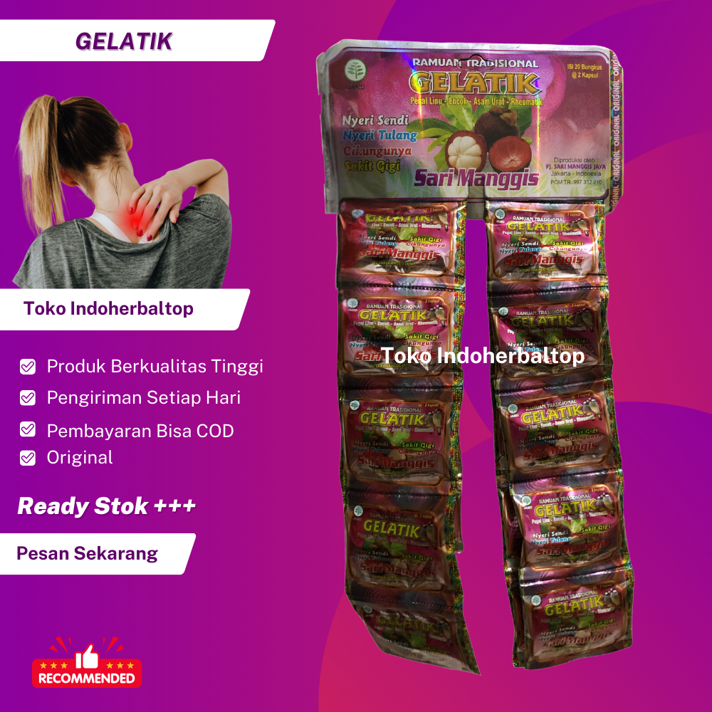 

Kapsul Asam Urat Gelatik Original 20 Sachet