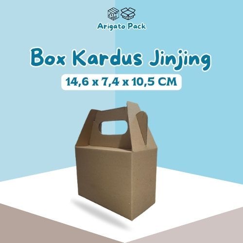 

Gable Box 14,6x7,4x10,5 Kardus Kemasan Jinjing