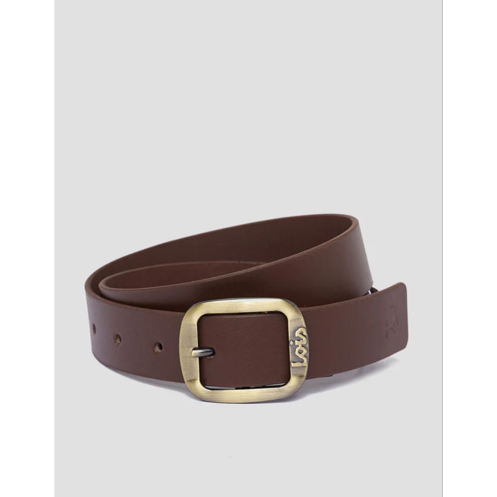 Lois Elegan Ikat Pinggang Pria BELT LOIS ORIGINAL COKLAT BROWN