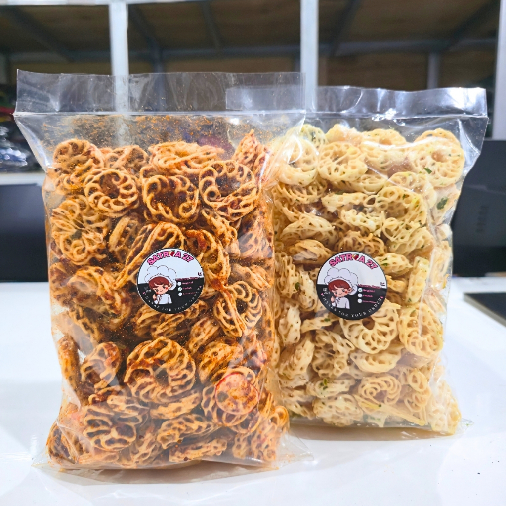 

kerupuk viral Rafael kerupuk seblak mawar kerupuk pedo pedas daun jeruk