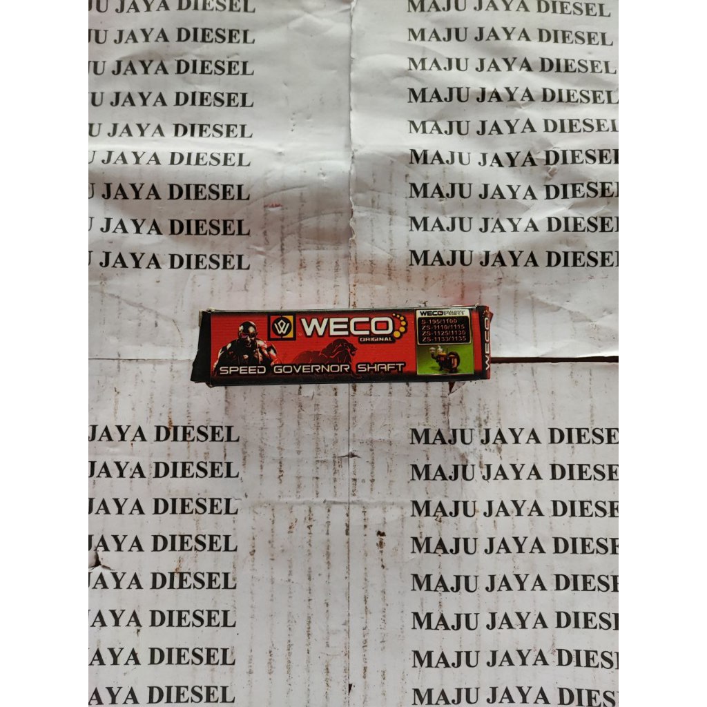Speed Governor Shaft / Has Gigi / As Gigi / As Governor Polos Mesin Diesel Dongfeng S195-S1125 (12-3