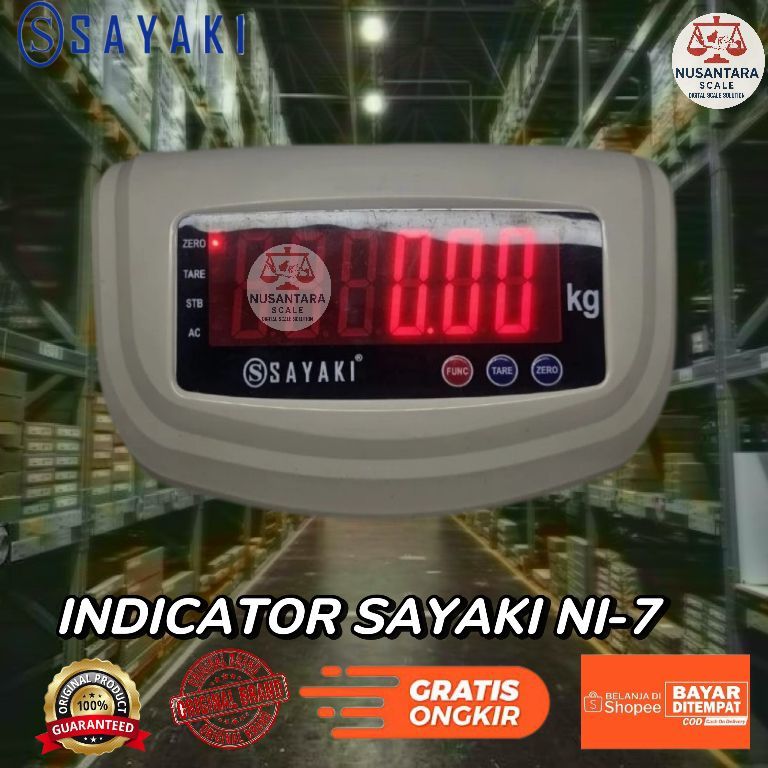indicator timbangan digital sayaki n1-7 / display timbangan digital sayaki n1-7 / monitor timbangan 
