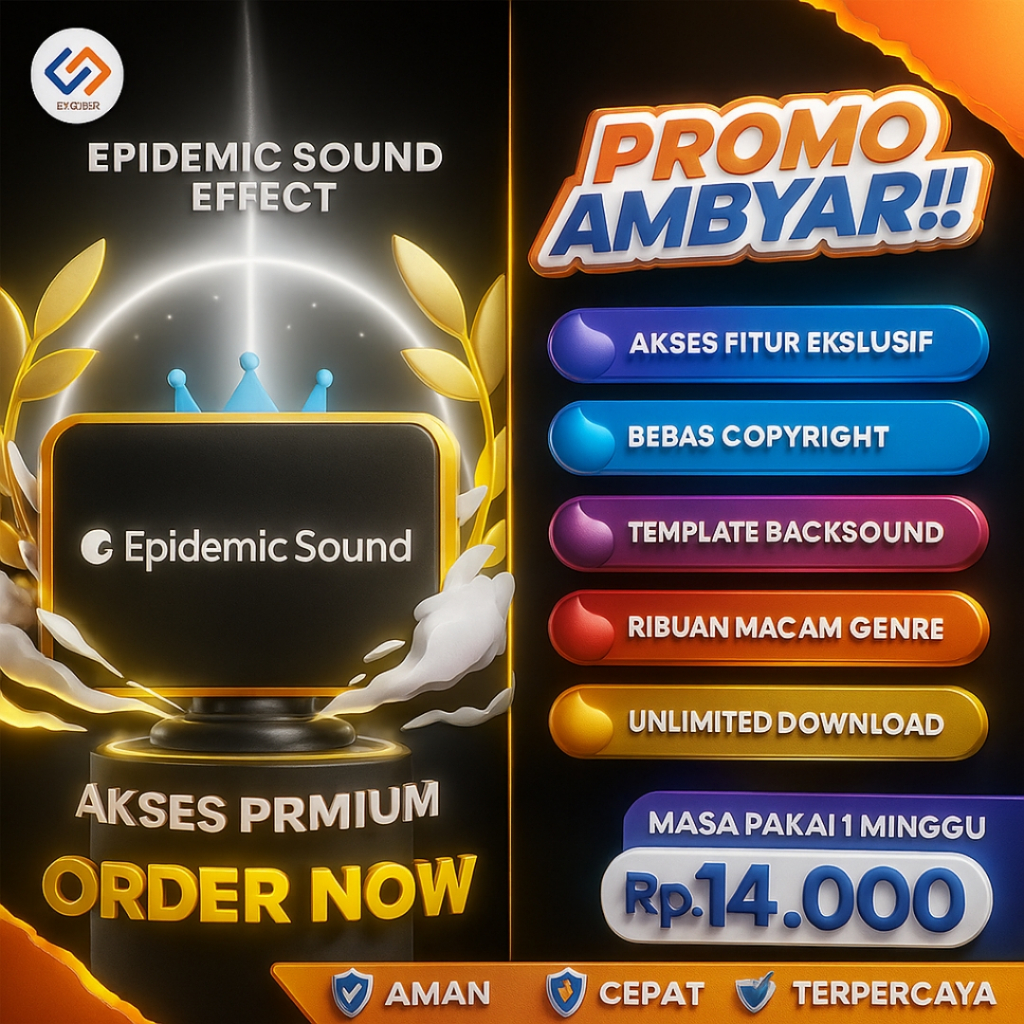 EPIDEMIC SOUND EFFECT : Tersedia Ribuan Sound Effect, Voice, Backsound Berlisensi