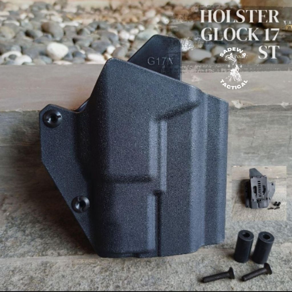 Holster Glock 17 / Holster Glock / Sarung Pistol / Holster G17L / Holster glock 17 pendek ST