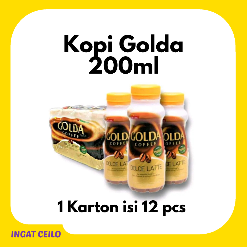 

1 Karton Kopi Golda isi 12 botol 200 ml