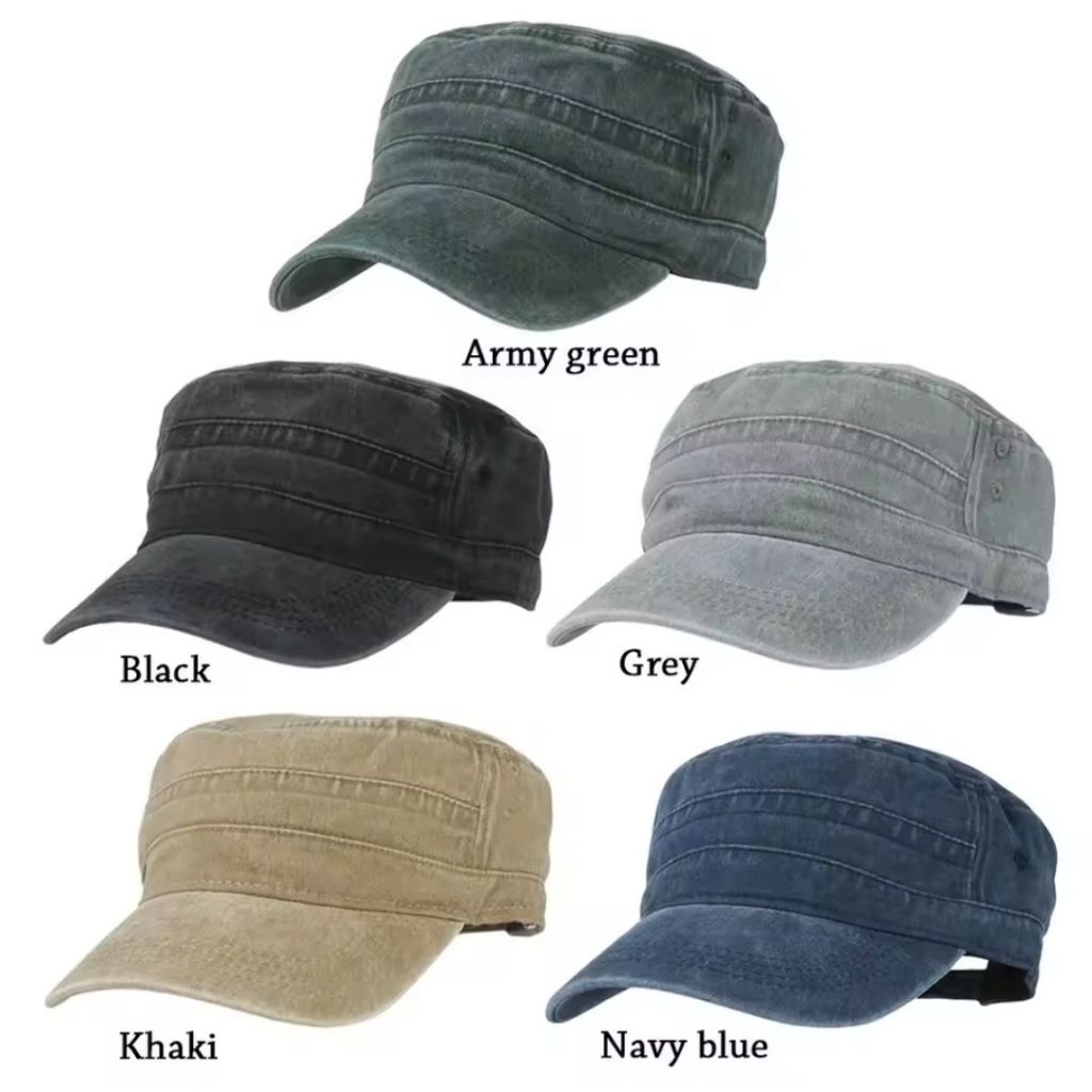 DISKON HEMAT Topi Komando Denim Xo Command Hat Fashion Pria Wanita Distro Premium Kekinian **