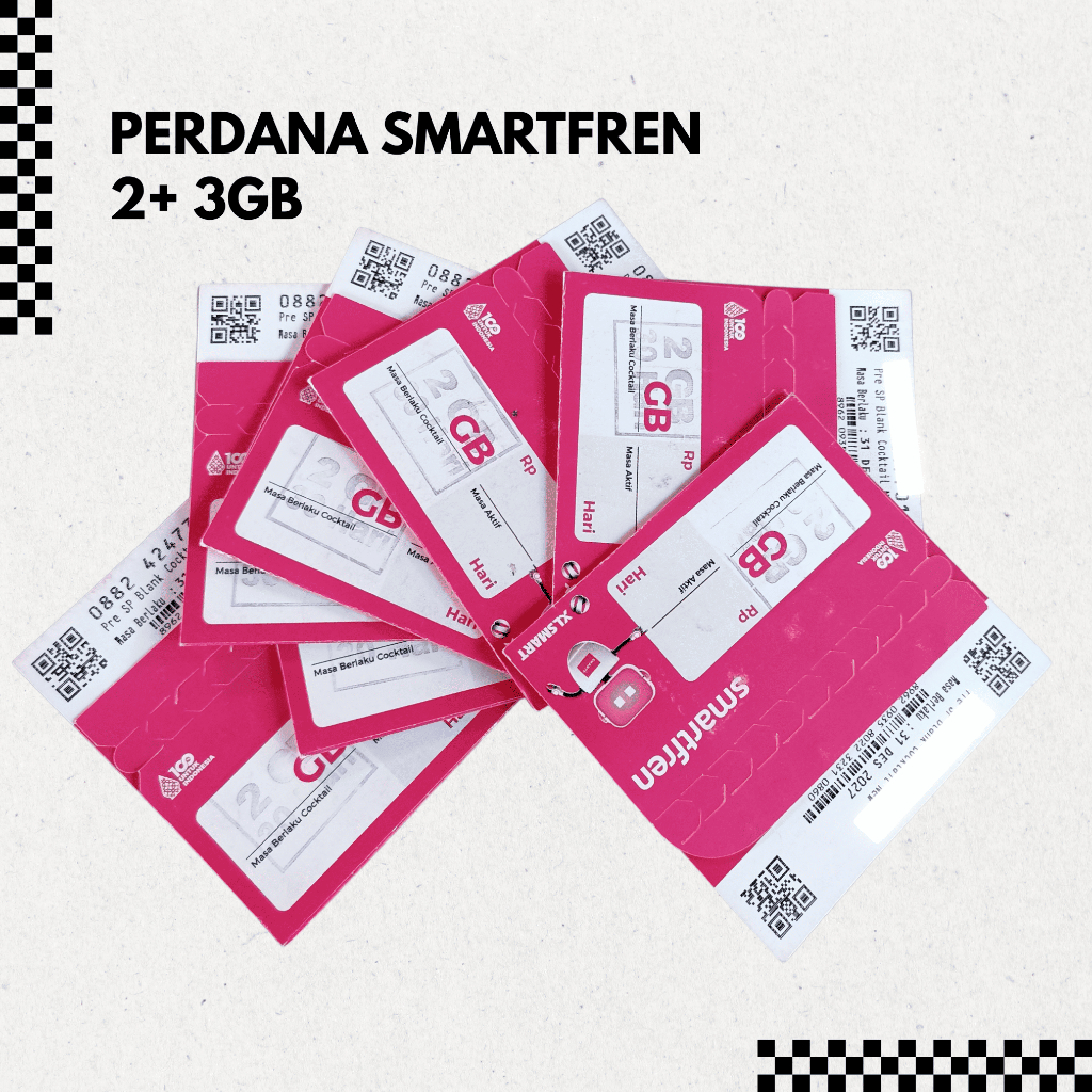 Wilayah Jatim - KARTU SMARTFREN 2 + 3Gb 14 Hari Unlimited Chat - Perdana Smartfren 3 + 5Gb 1 Bulan