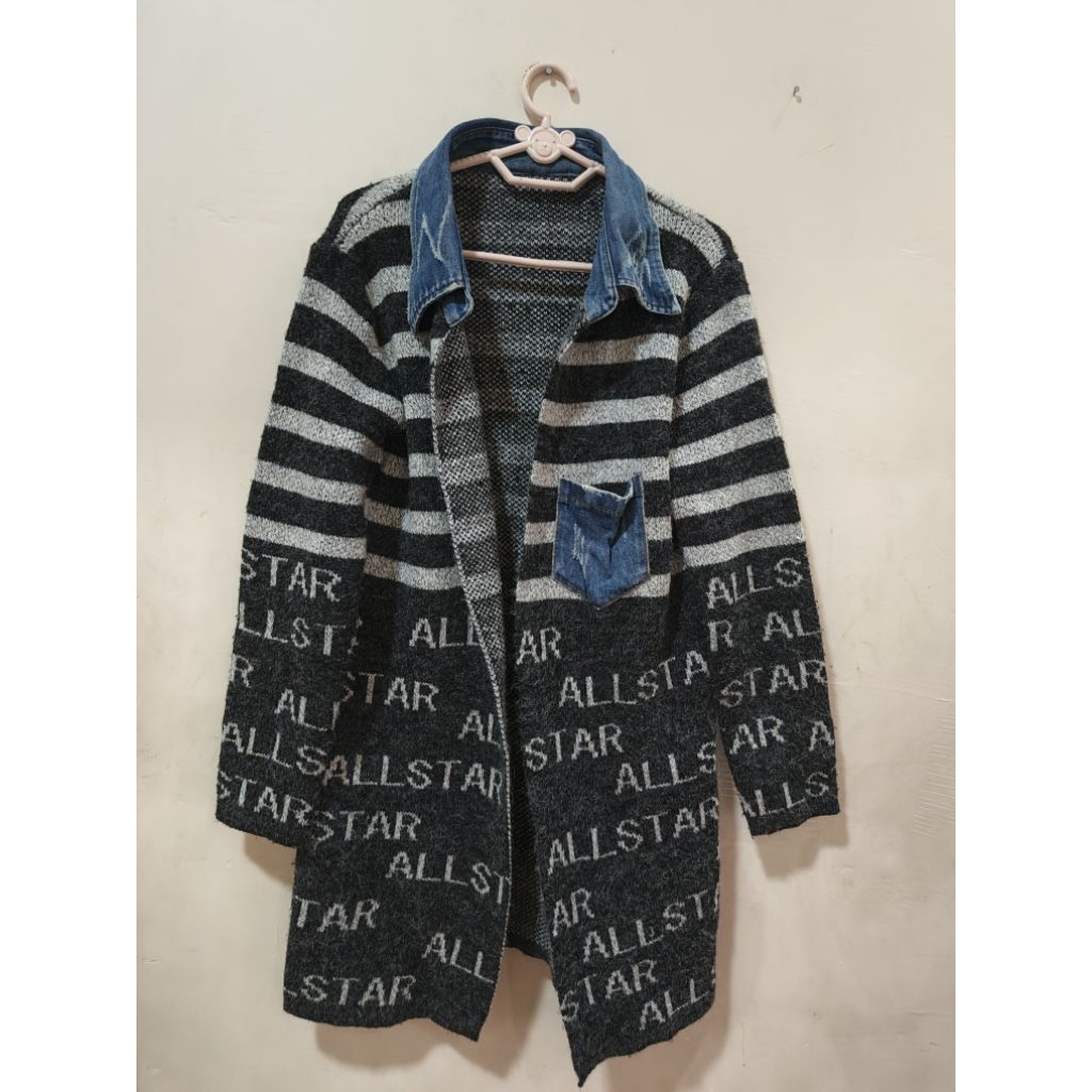 PRELOVED] KNIT RAJUT WANITA, BAJU RAJUT MURAH WANITA, preloved knit cardigan rajut wanita