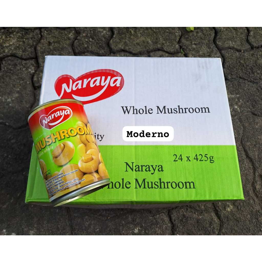 

Naraya Whole Mushroom 425gr perkarton isi 24