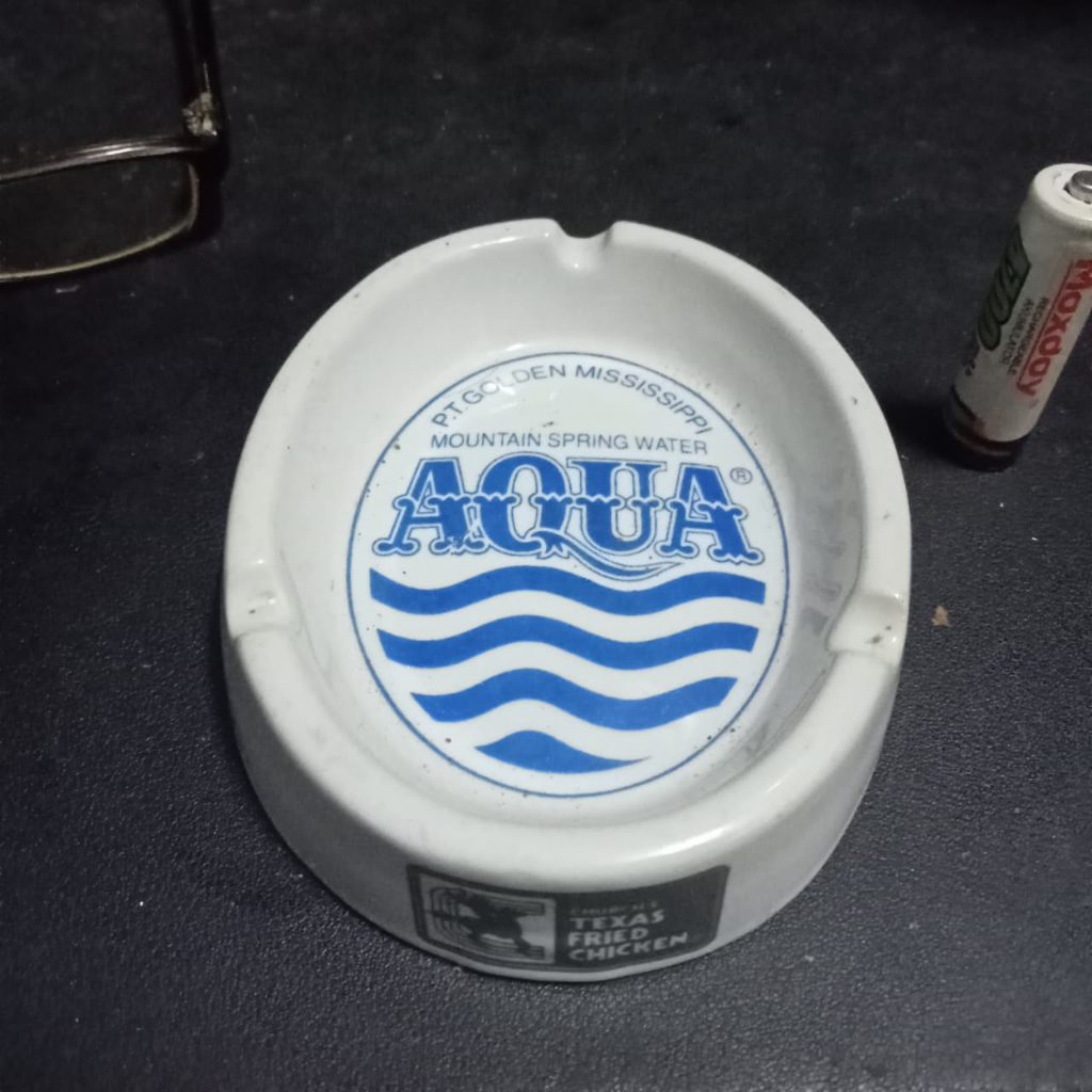 TEXAS Chicken x AQUA Asbak Tempo Dulu