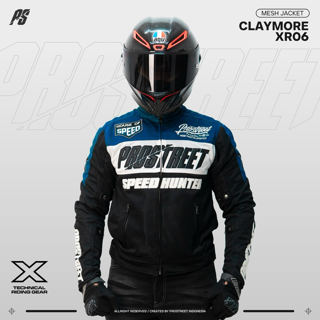 JAKET MESH PROSTREET CLAYMORE XR06 ORIGINAL