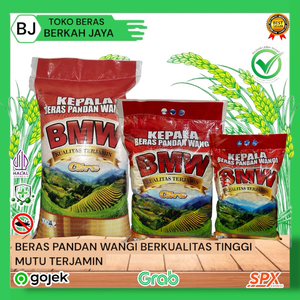 

BERAS BMW PANDAN WANGI SUPER 5KG 10KG 20KG