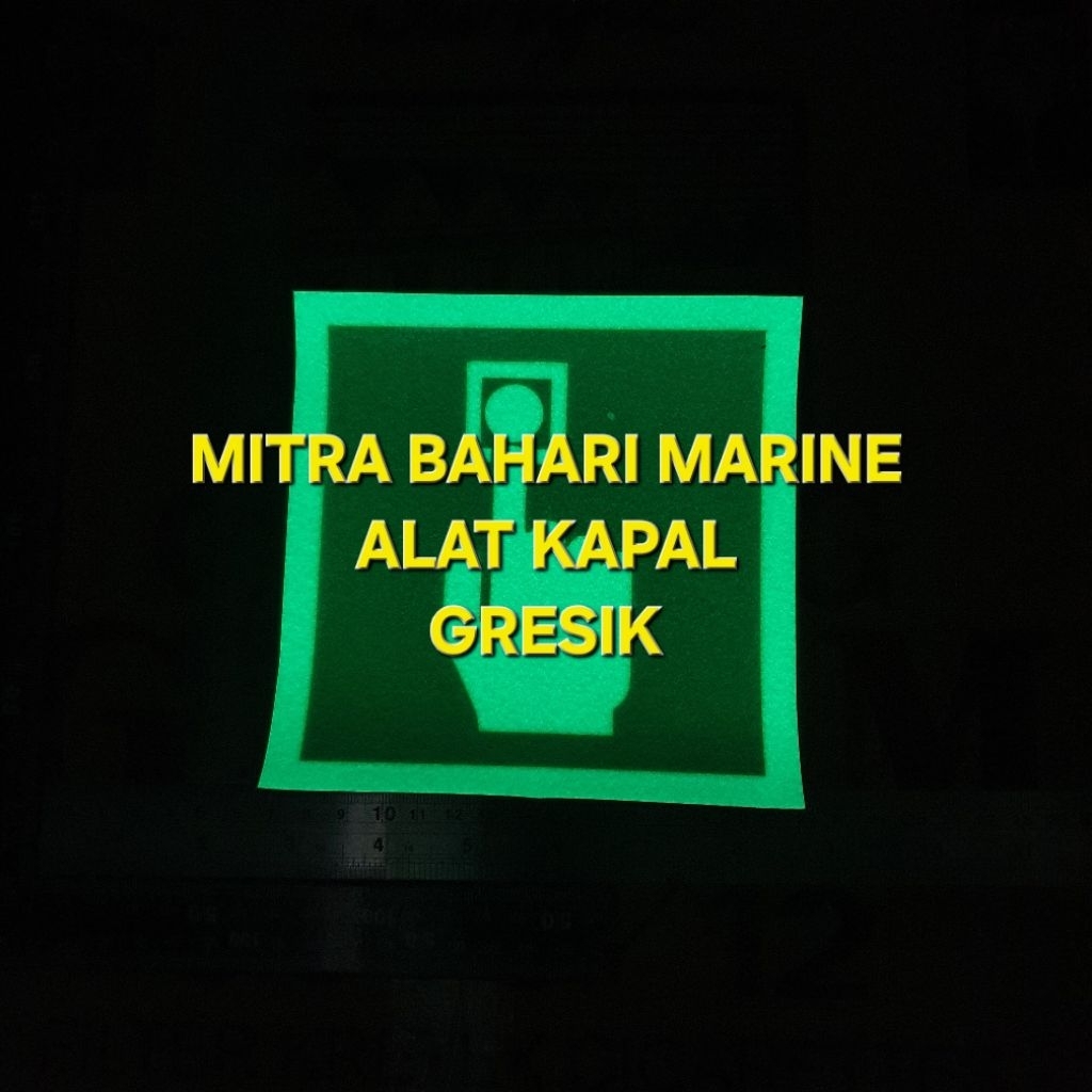 

Stiker IMO Symbol IMPA 334155 General Alarm Glow In The Dark