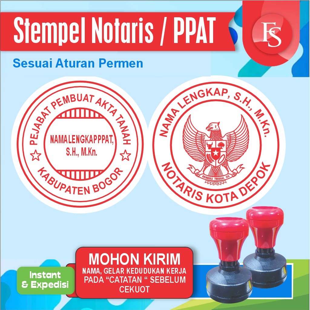 

Stempel NOTARIS / PPAT