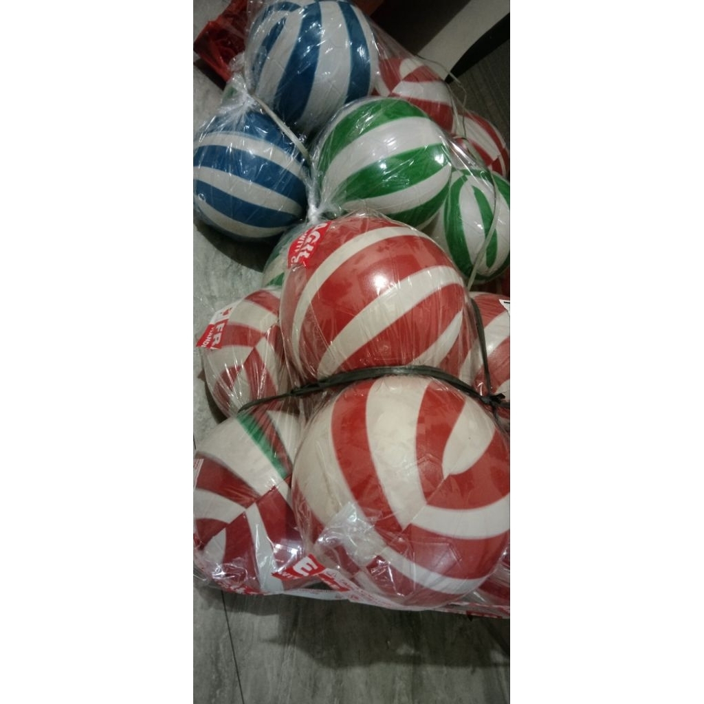 Bola plastik Loreng murah