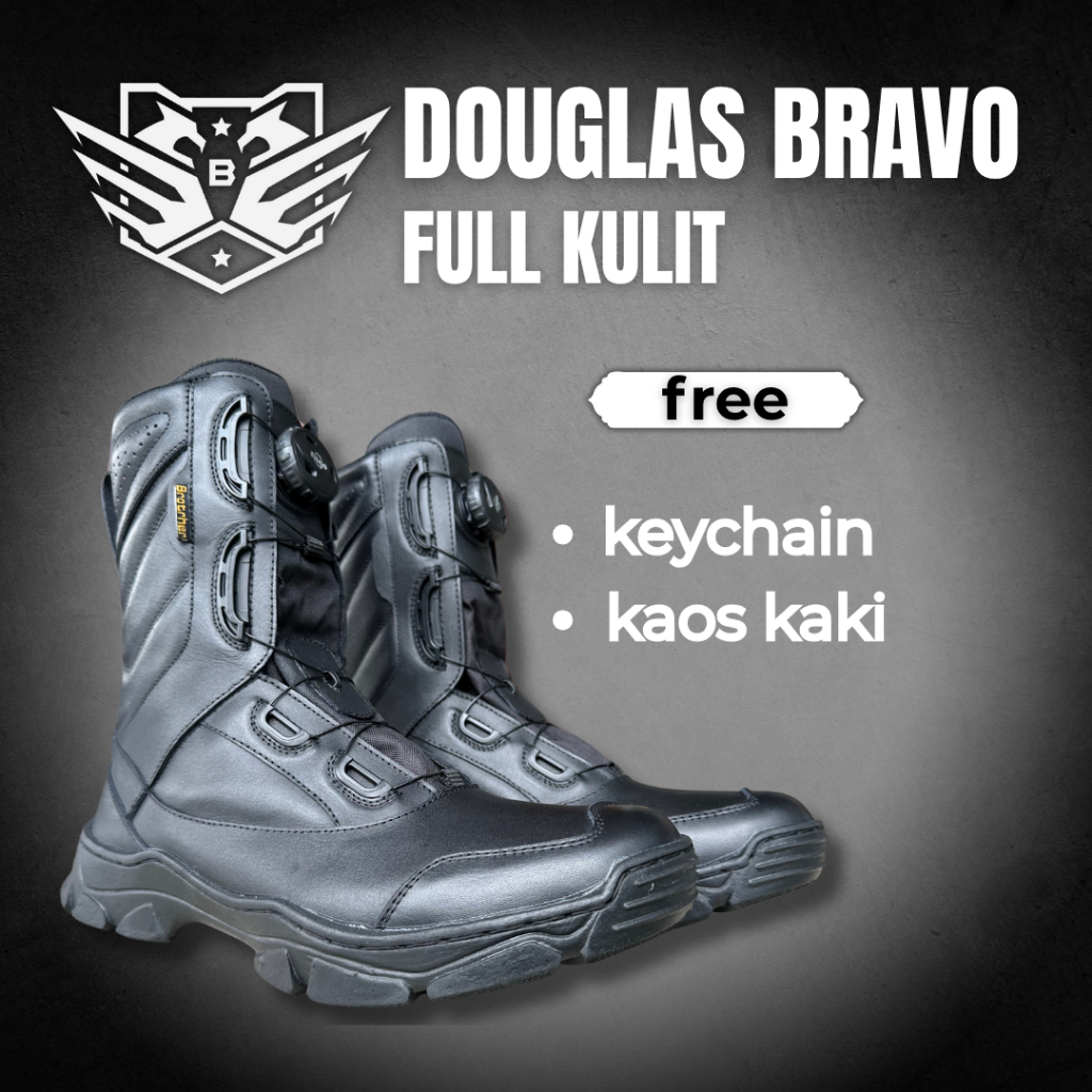 BROTRHER Douglas Full Kulit Sepatu Pdl Tali Putar