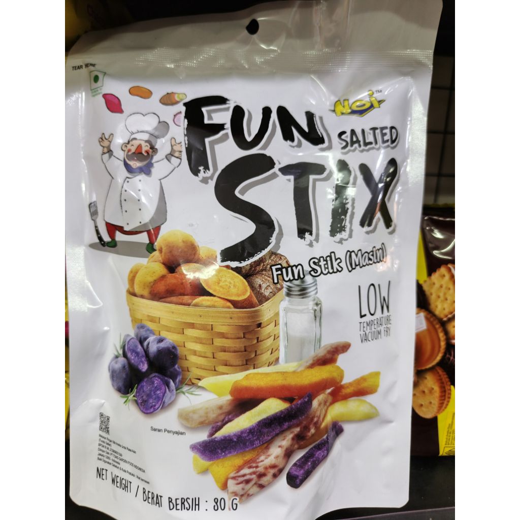 

NOI Fun stick - Aneka Stick umbi dan rasa asin 80gr