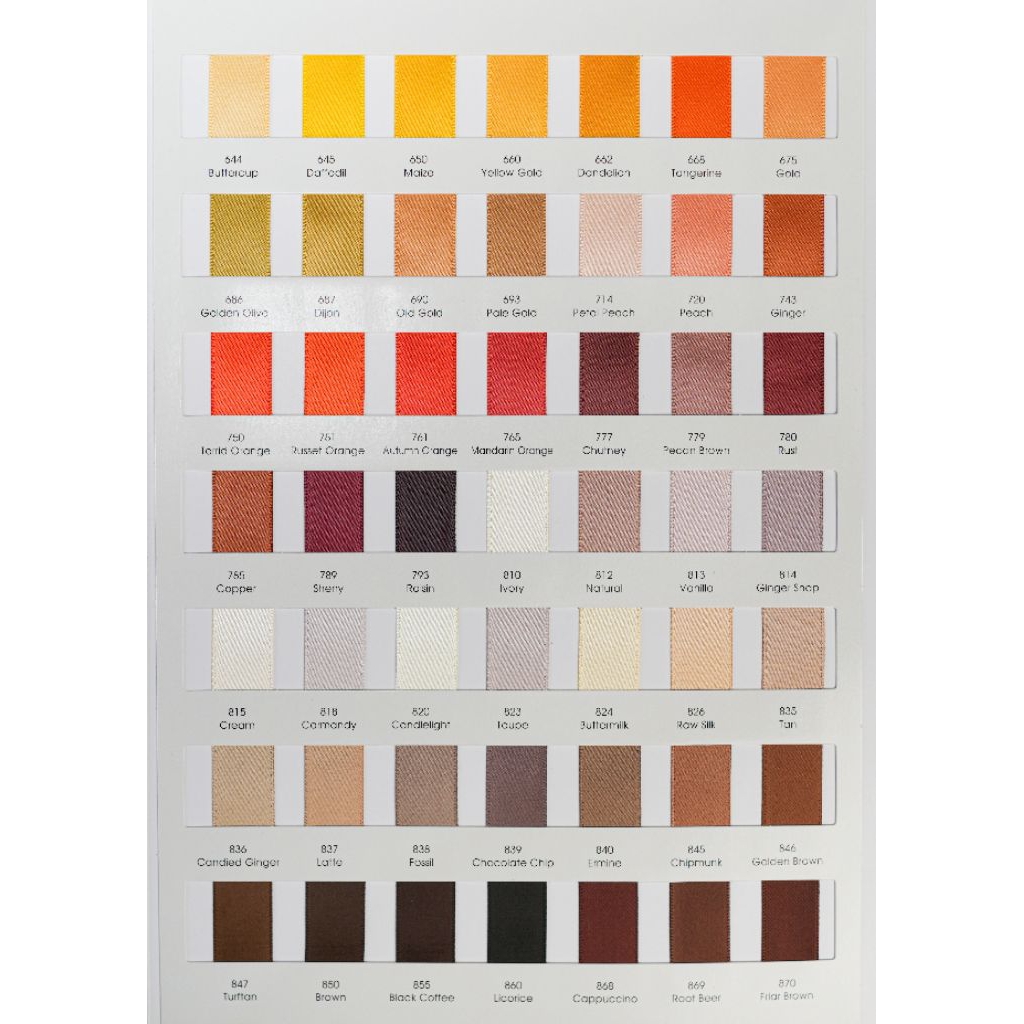 

100 YARD - 0.6 | Pita Grosgrain Import Premium ( ¼ inch)