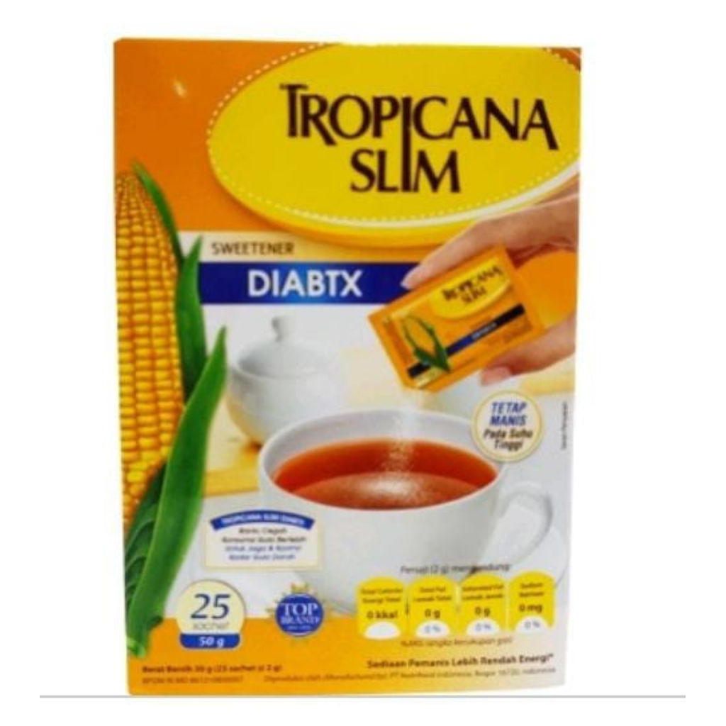 

TROPICANA SLIM GULA DIABTX ISI 25/50/100