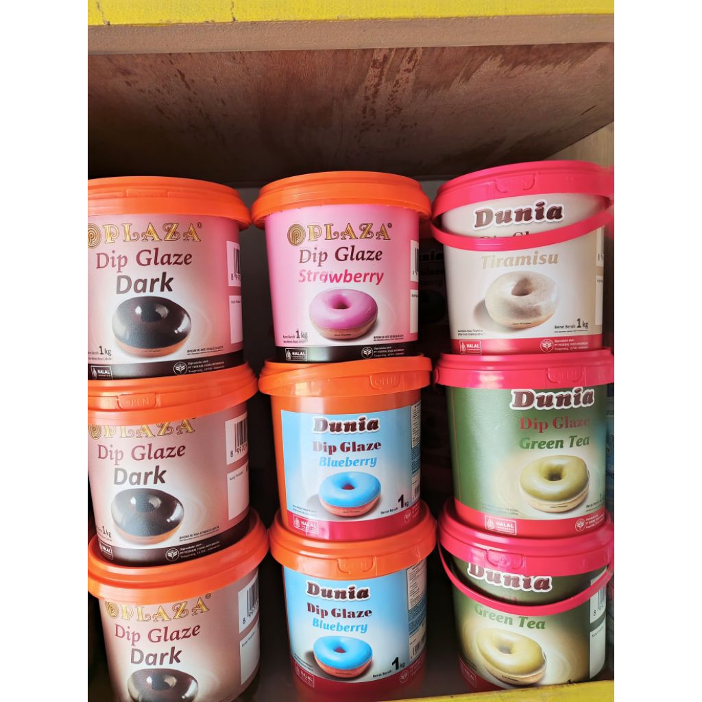 

Dip Glaze Dunia dan Plaza repack 250 gram all varian rasa