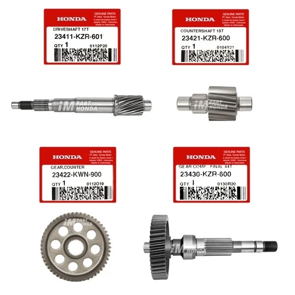 SALE  23411-KZR-601 23421-KZR-600 23422-KWN-900 23430-KZR-600 AS PULLEY 17T COUNTER SHAFT 13T